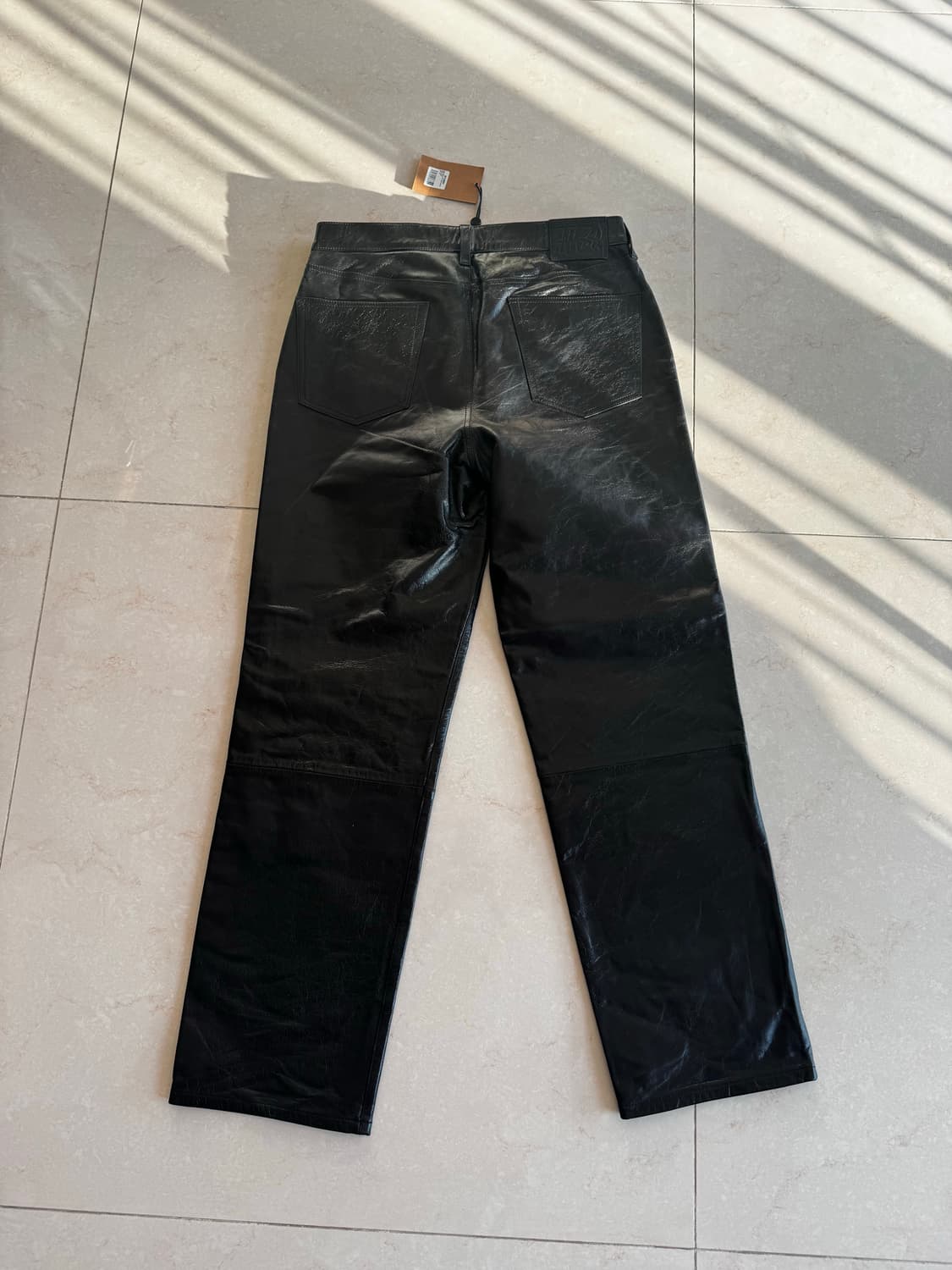 스투시 뉴 클래식 레더 팬츠 32 새상품 상품이미지5