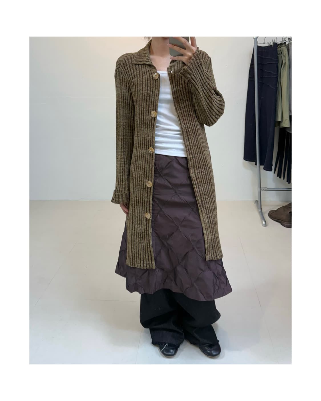빈티지 롱 가디건 상품이미지1