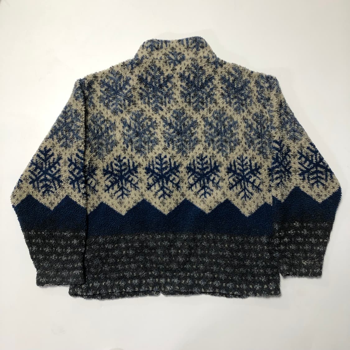 1990s 마운틴 플리스 노르딕 패턴 자켓  상품이미지2