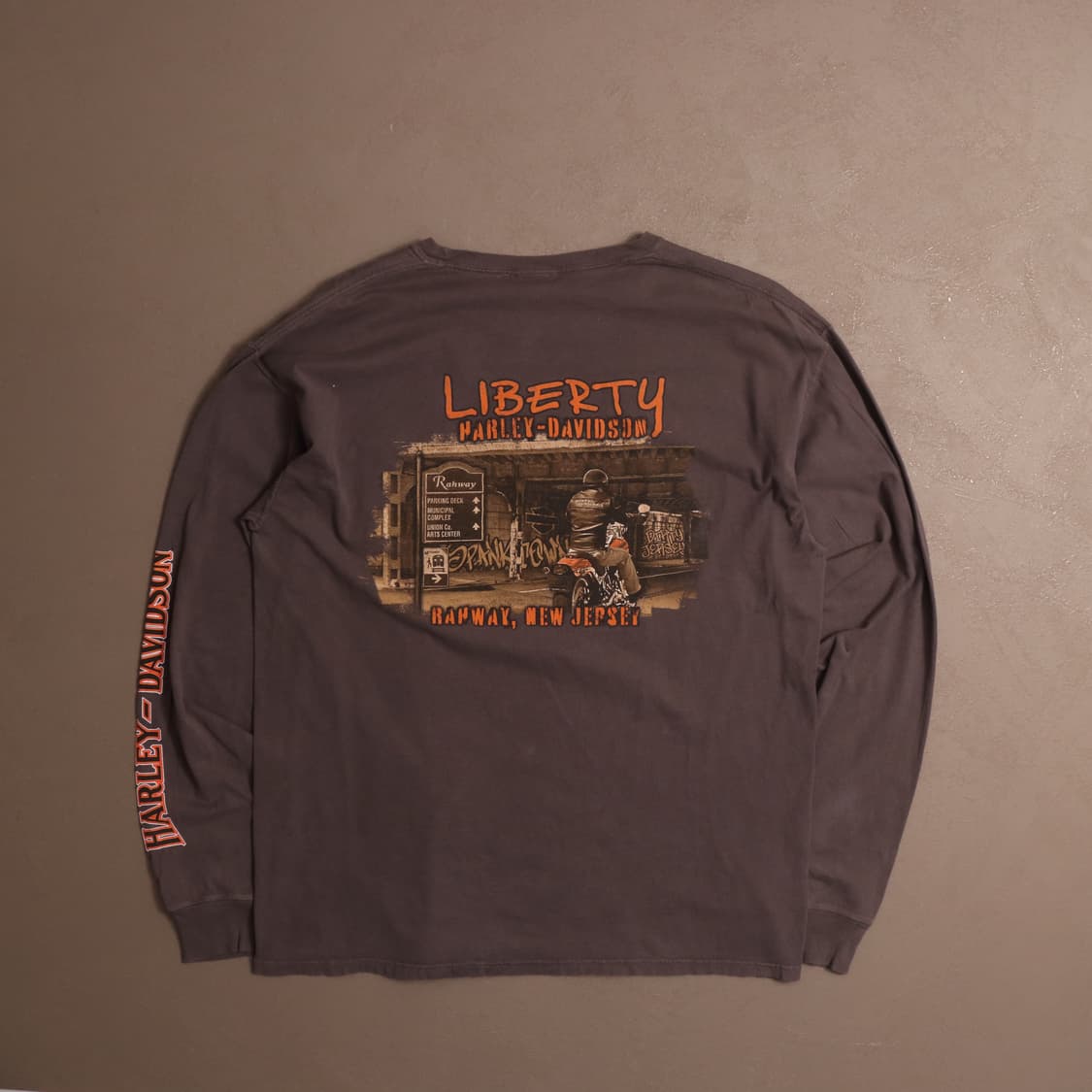 할리데이비슨 프린팅 롱슬리브 A1437 상품이미지5