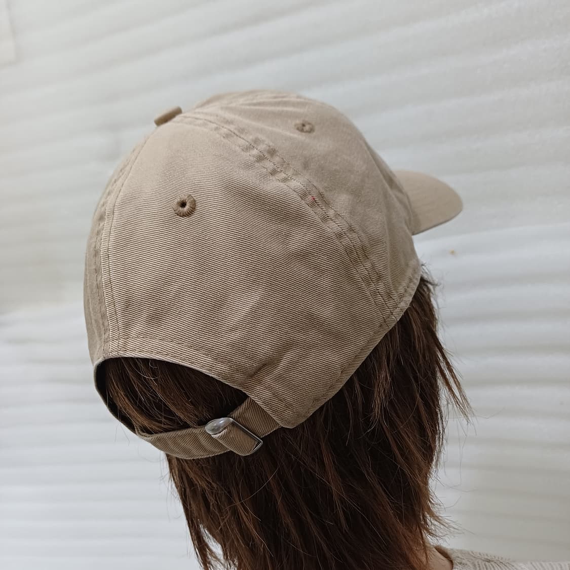 뉴에라 공용 언스트럭쳐 뉴욕양키스 볼캡 모자 스몰로고 베이지 사랑봉봉 상품이미지2