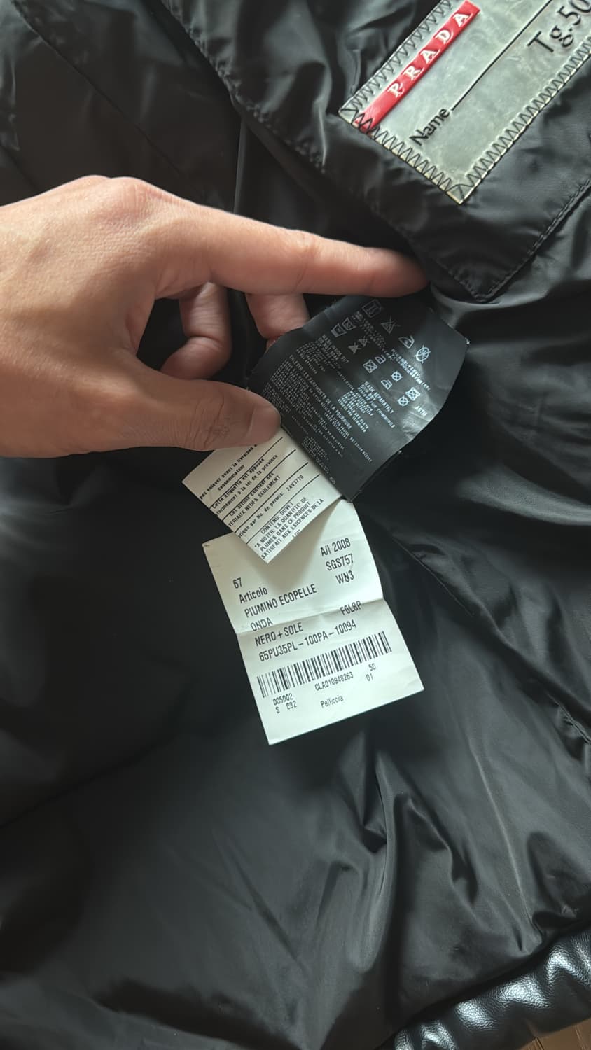 프라다 아카이브 푸퍼 자켓 상품이미지10