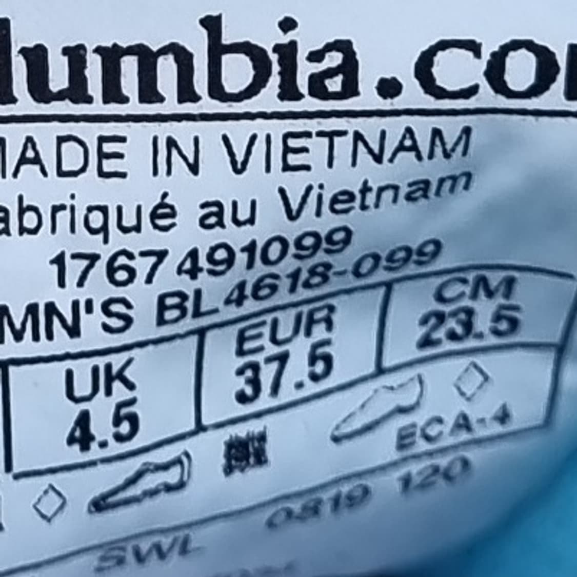 컬럼비아 pfg워터슈즈 235 상품이미지6