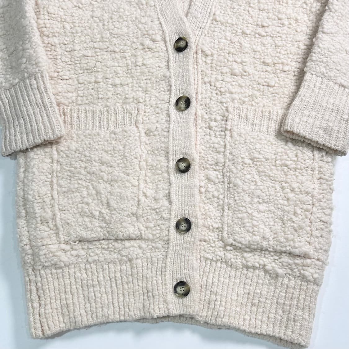 Mm6 메종 마르지엘라 부클 울 롱 가디건   상품이미지3