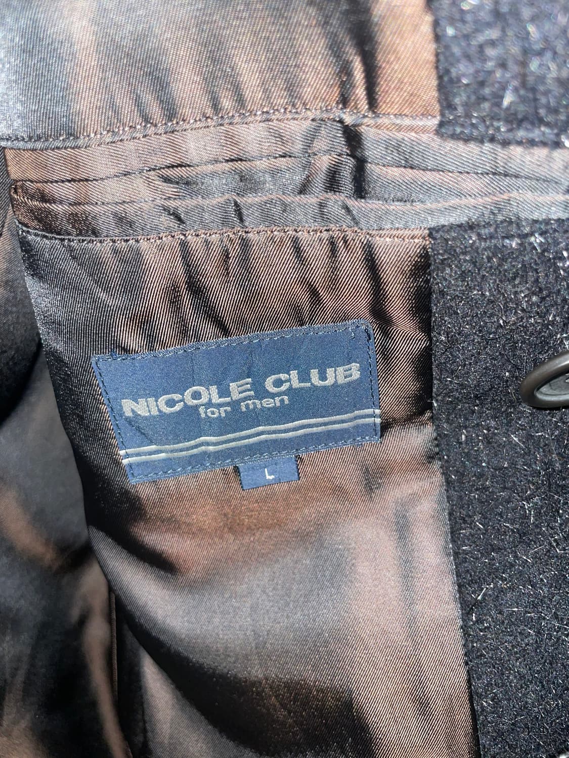  [L] 니콜 클럽(Nicole Club) 포 맨 - 더블 브레스티드 울 상품이미지4