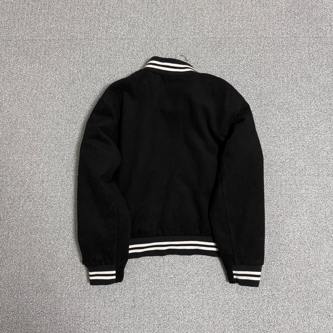 나이키 NSW 어센틱 바시티 울자켓 블루종 점퍼 블랙 XXL 상품이미지2