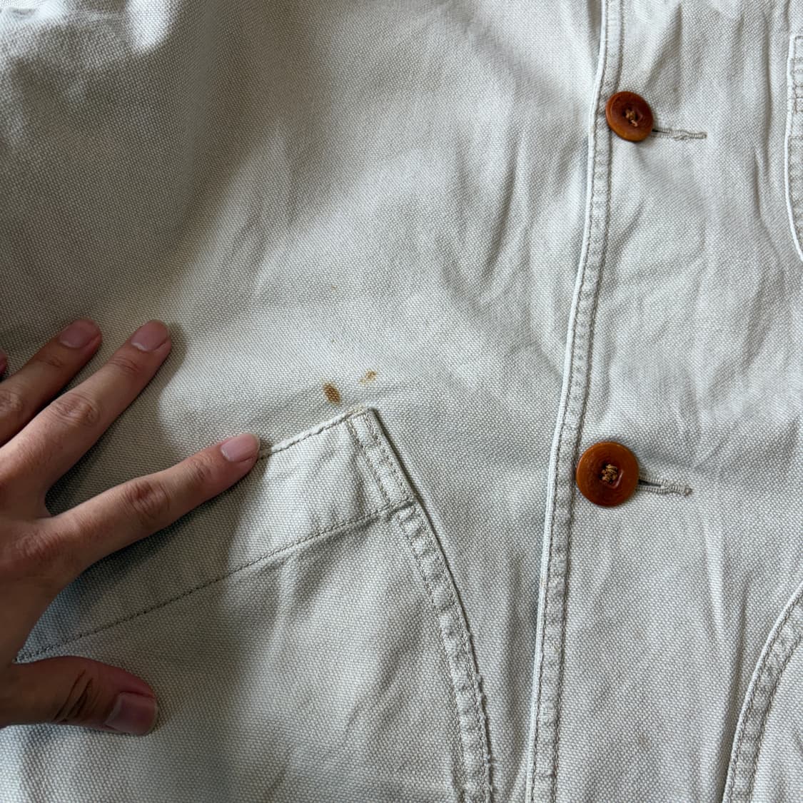 L.L.bean 엘엘빈 아이보리 헌팅 자켓 상품이미지3