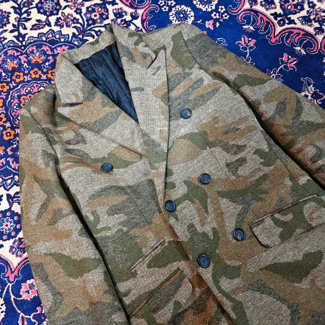 히프노스(Hypnose) 카모플라쥬 누빔 더블 코트 52size 상품이미지2