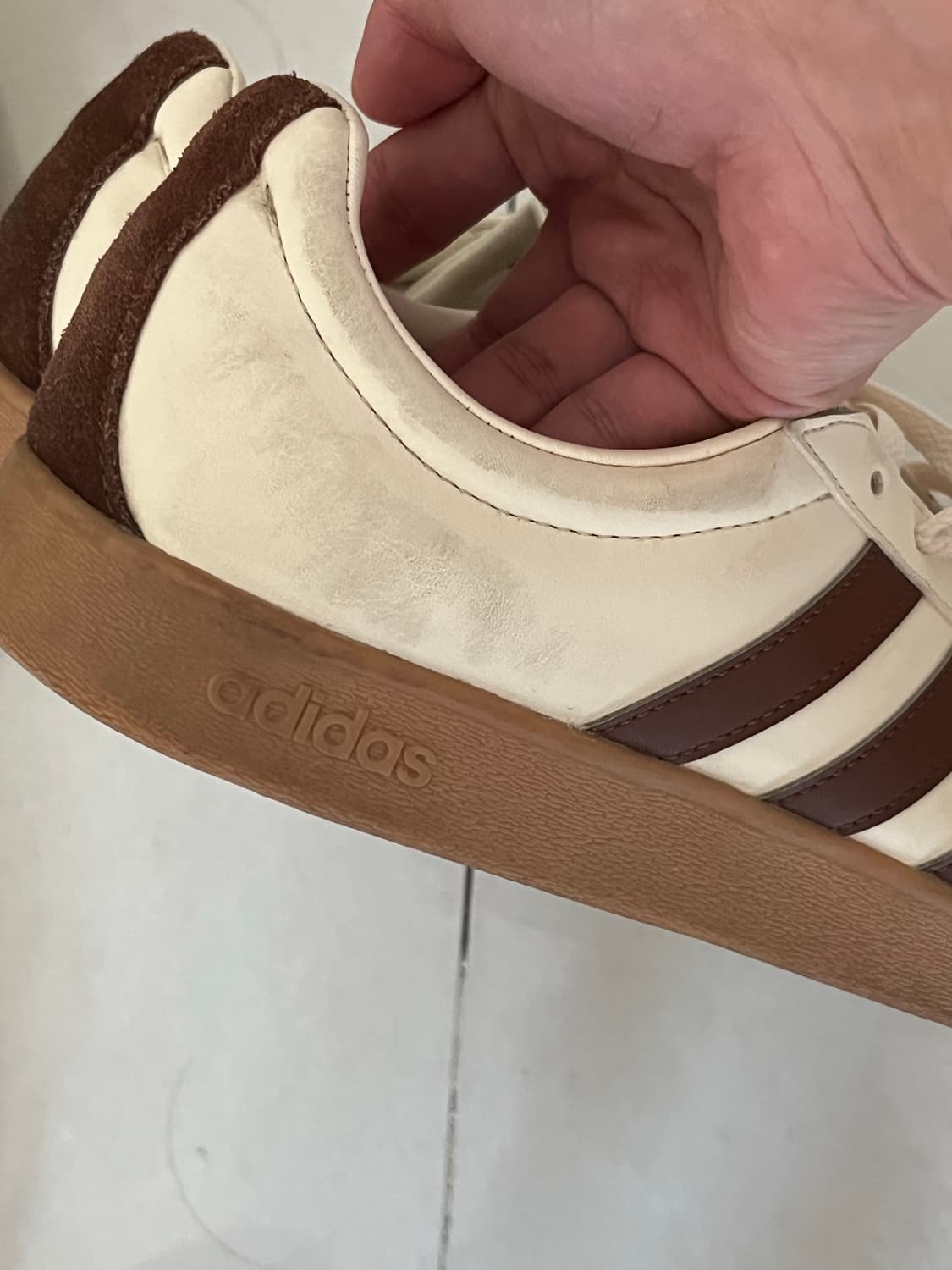 아디다스 코트 2.0 크림브라운 275 상품이미지5