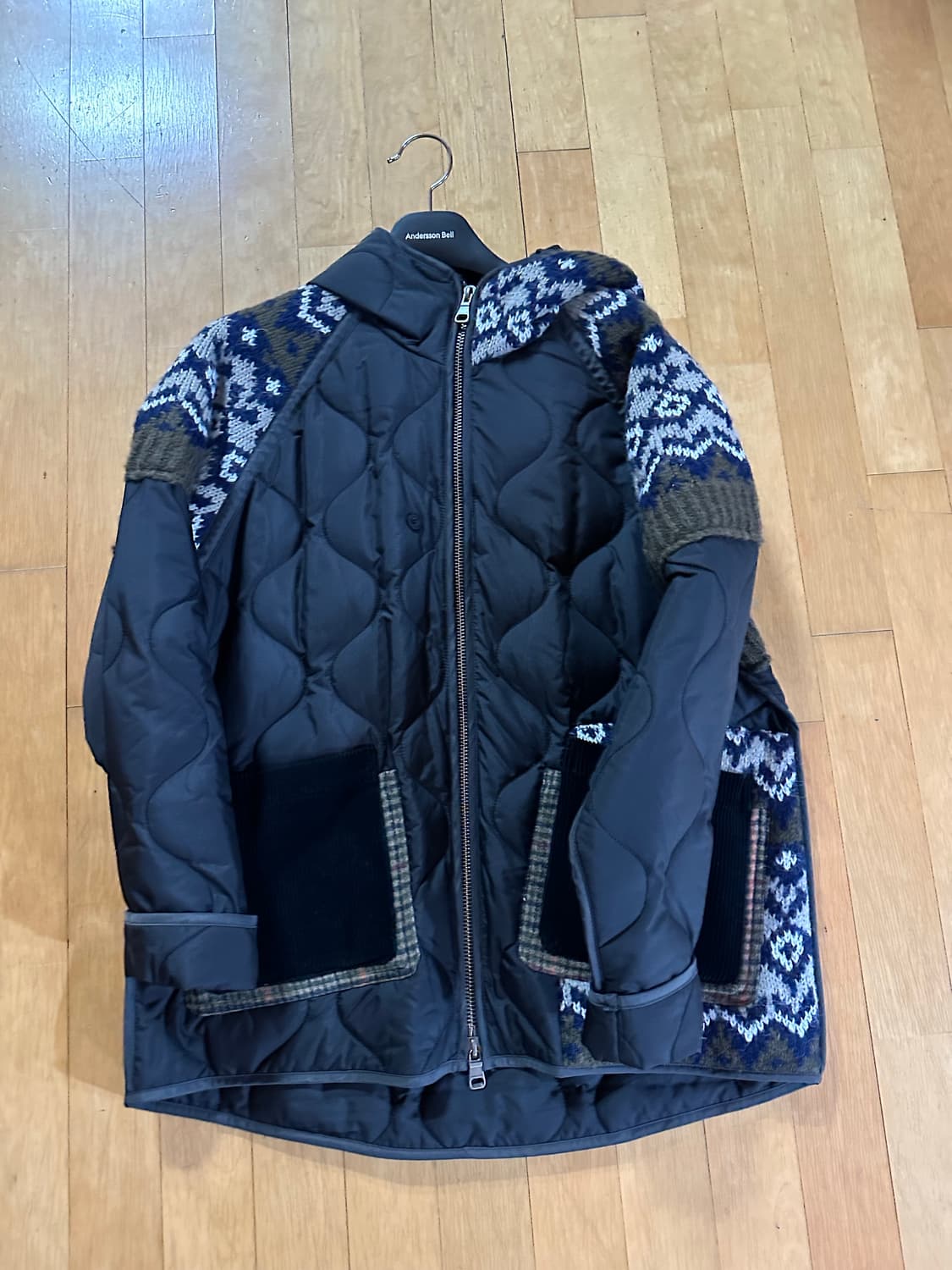 앤더슨벨 니티드 퀼팅 자켓 상품이미지1