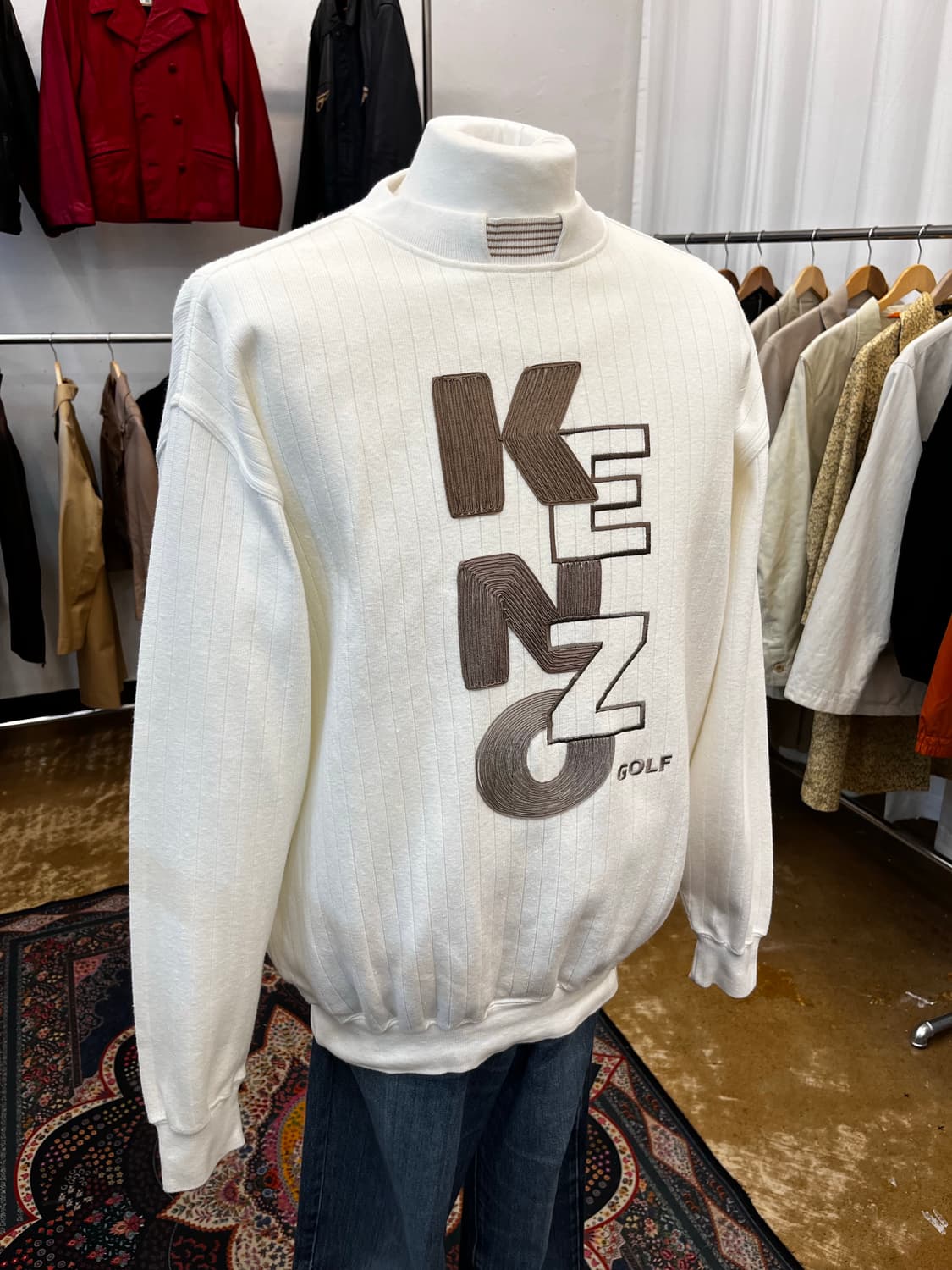 겐조 골프 코튼 로고 스웻 셔츠 상품이미지1