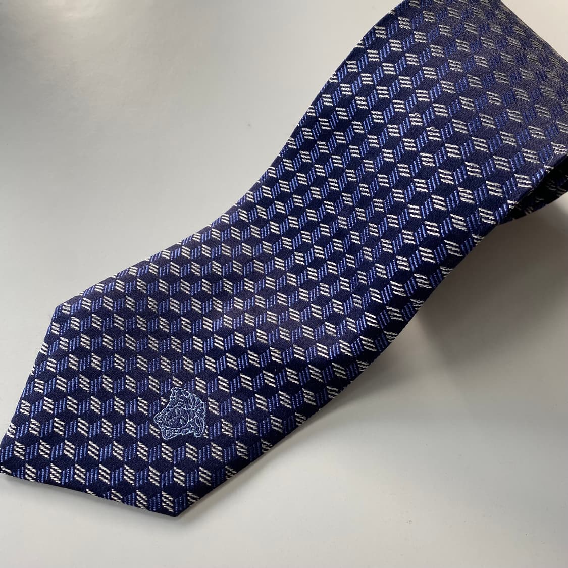 Gianni Versace 베르사체 심플로고 정품 명품넥타이7.8cm 상품이미지8