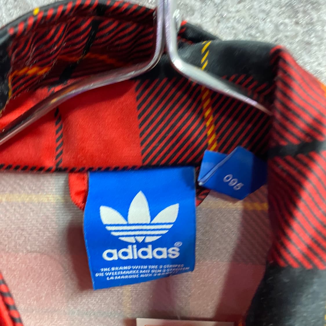 아디다스 파이어버드 타탄 체크 트랙탑 져지  B4383 상품이미지6