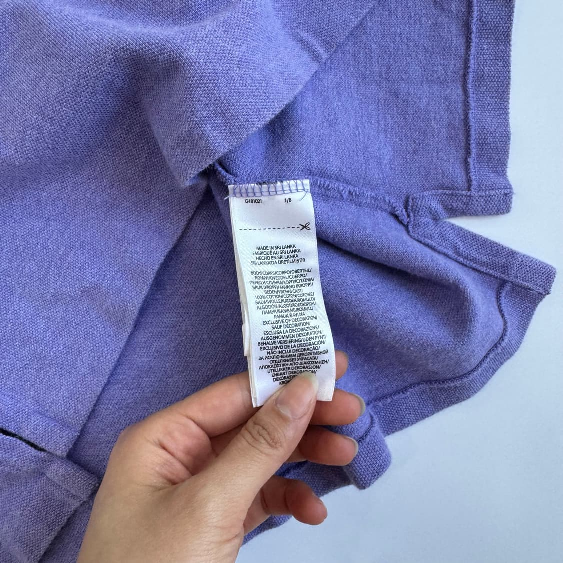 Polo 폴로 스카이블루 포니 퍼플 카라 반팔 상품이미지6