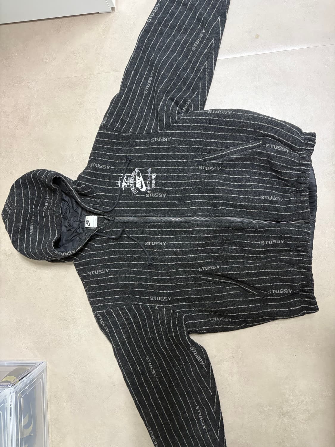 나이키 스투시 스트라이프 셋업 판매합니다 상품이미지1