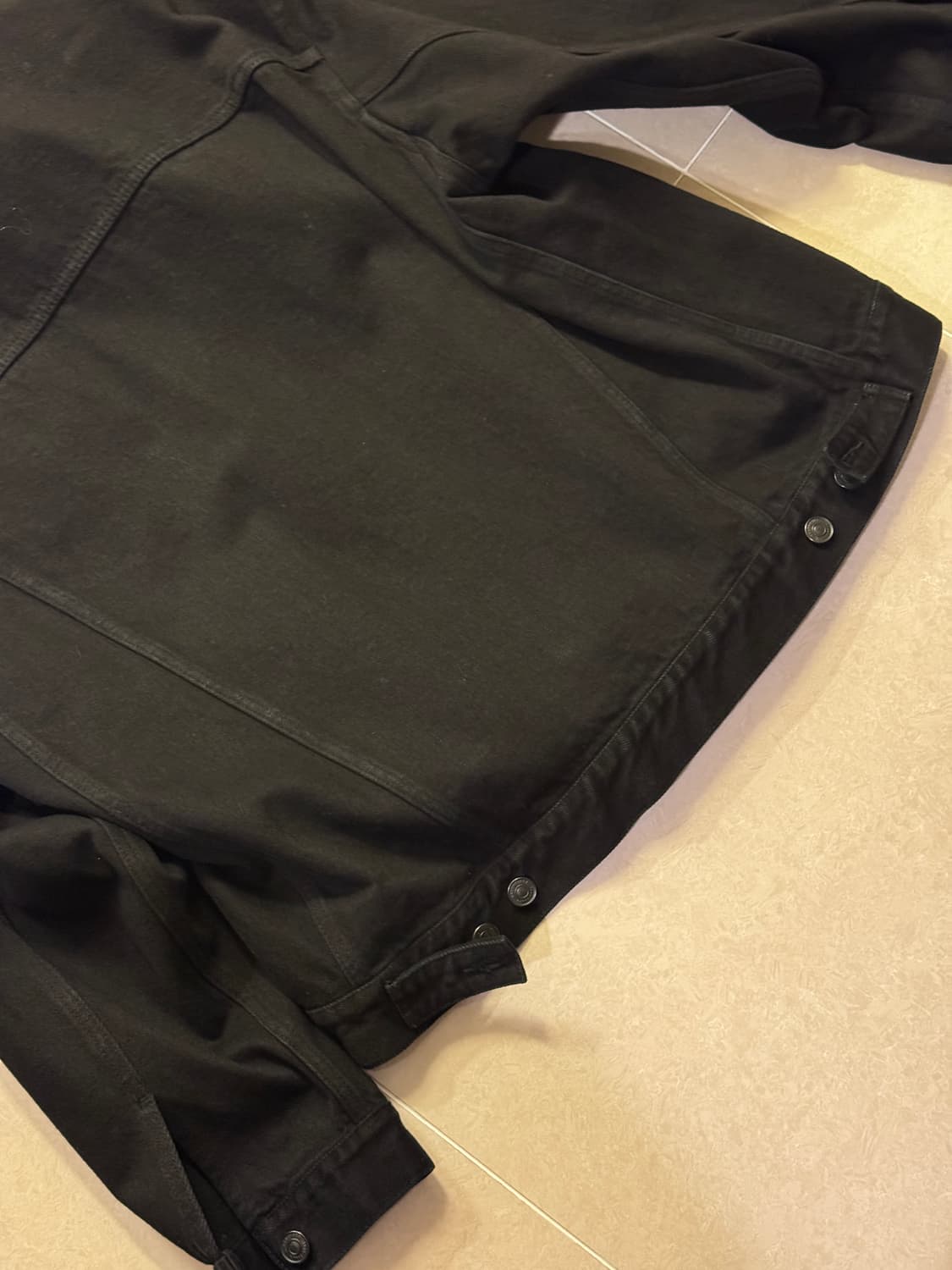 [36] BALENCIAGA 발렌시아가 가드로브 블랙 데님자켓 상품이미지9