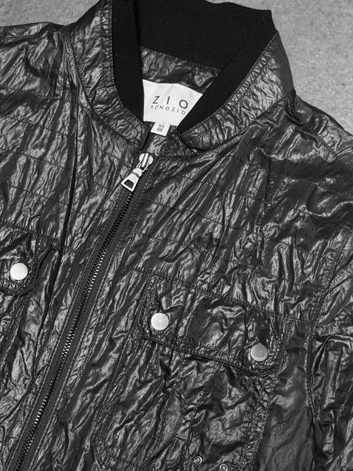 지오송지오(ZIOSONGZIO) 나일론 크링클 자켓 상품이미지2