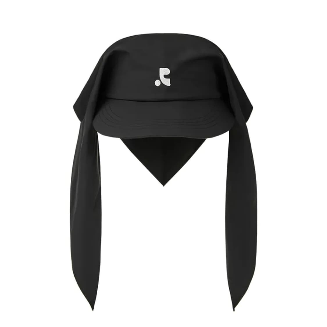 레스트앤레크레이션 로고 스카프 캡 블랙 상품이미지1