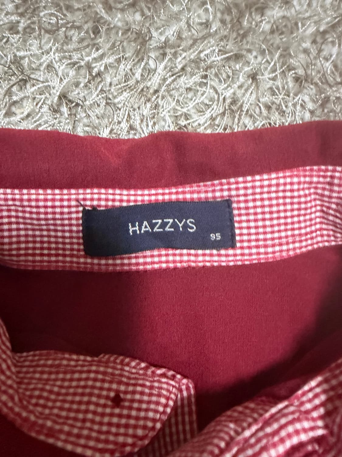 [95] 해지스 반팔 카라티 레드 상품이미지3