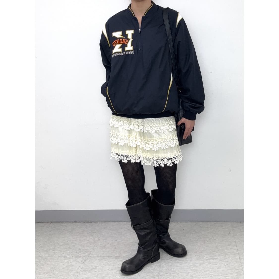 빈티지 아이보리 캉캉 스커트 상품이미지1