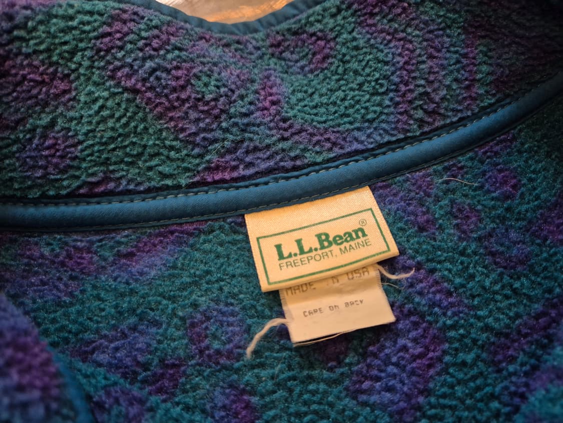 90s L.L BEAN 풀오버 플리스 상품이미지5
