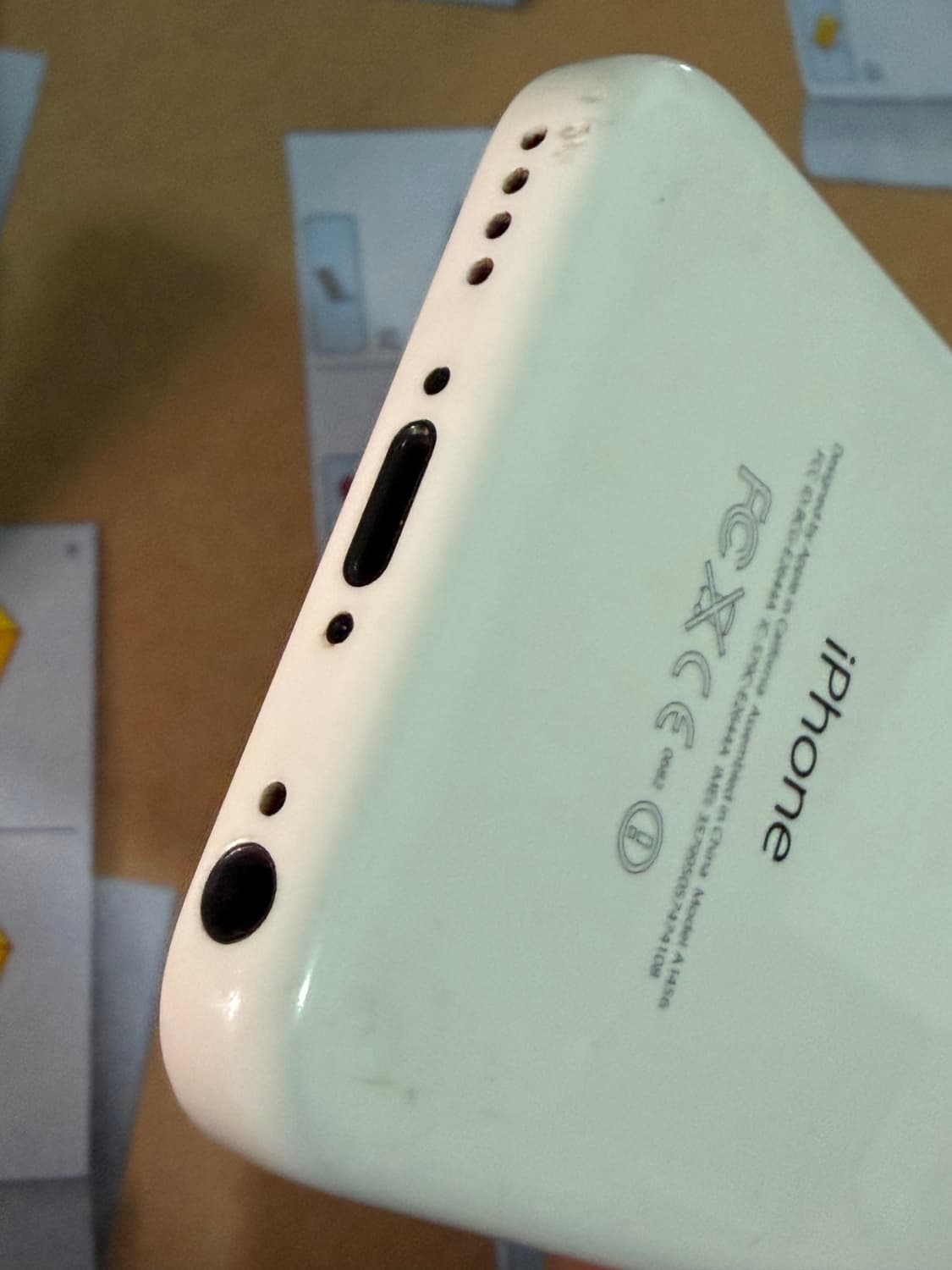 아이폰 5c 화이트 16기가 #4108 + 보호필름&투명케이스 상품이미지4