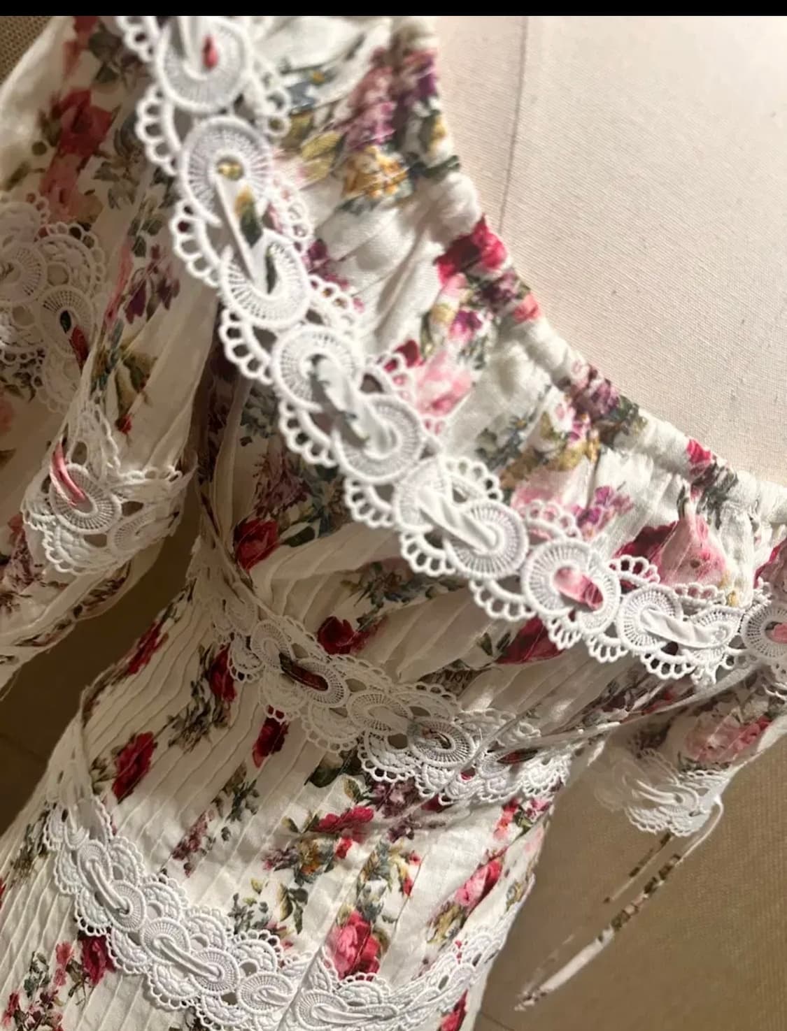 로리타 플라워 레이스 미니 원피스 상품이미지4