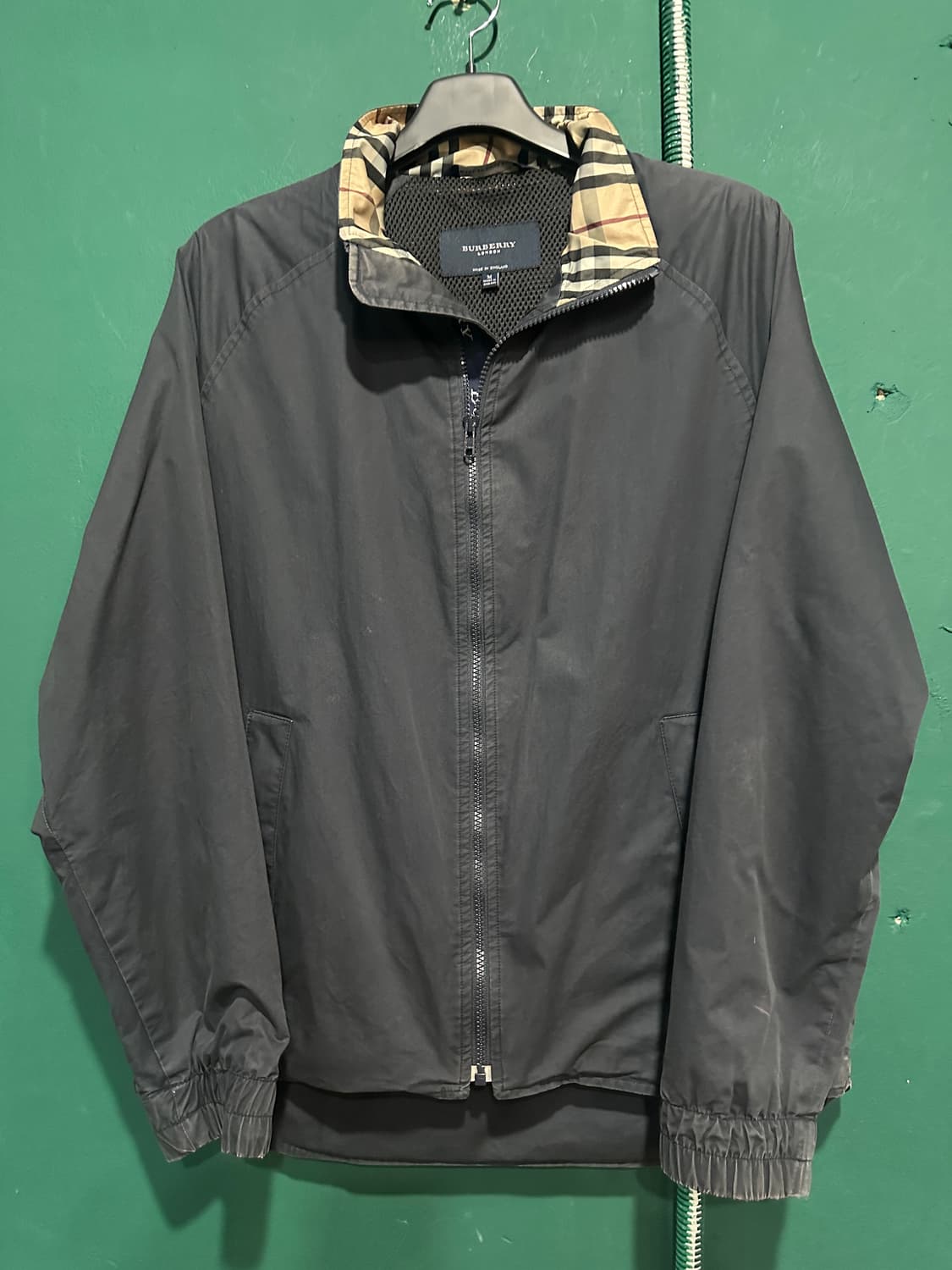 버버리 노바체크카라 바람막이 100사이즈 상품이미지1