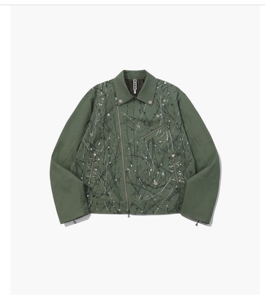 Wesken Painted Rider Jacket Olive 상품이미지1