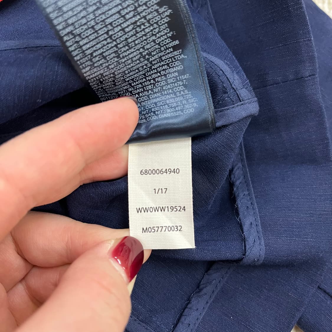 [4] 타미힐피거 여성 캐주얼 네이비 블레이져 자켓 0105M1 상품이미지3