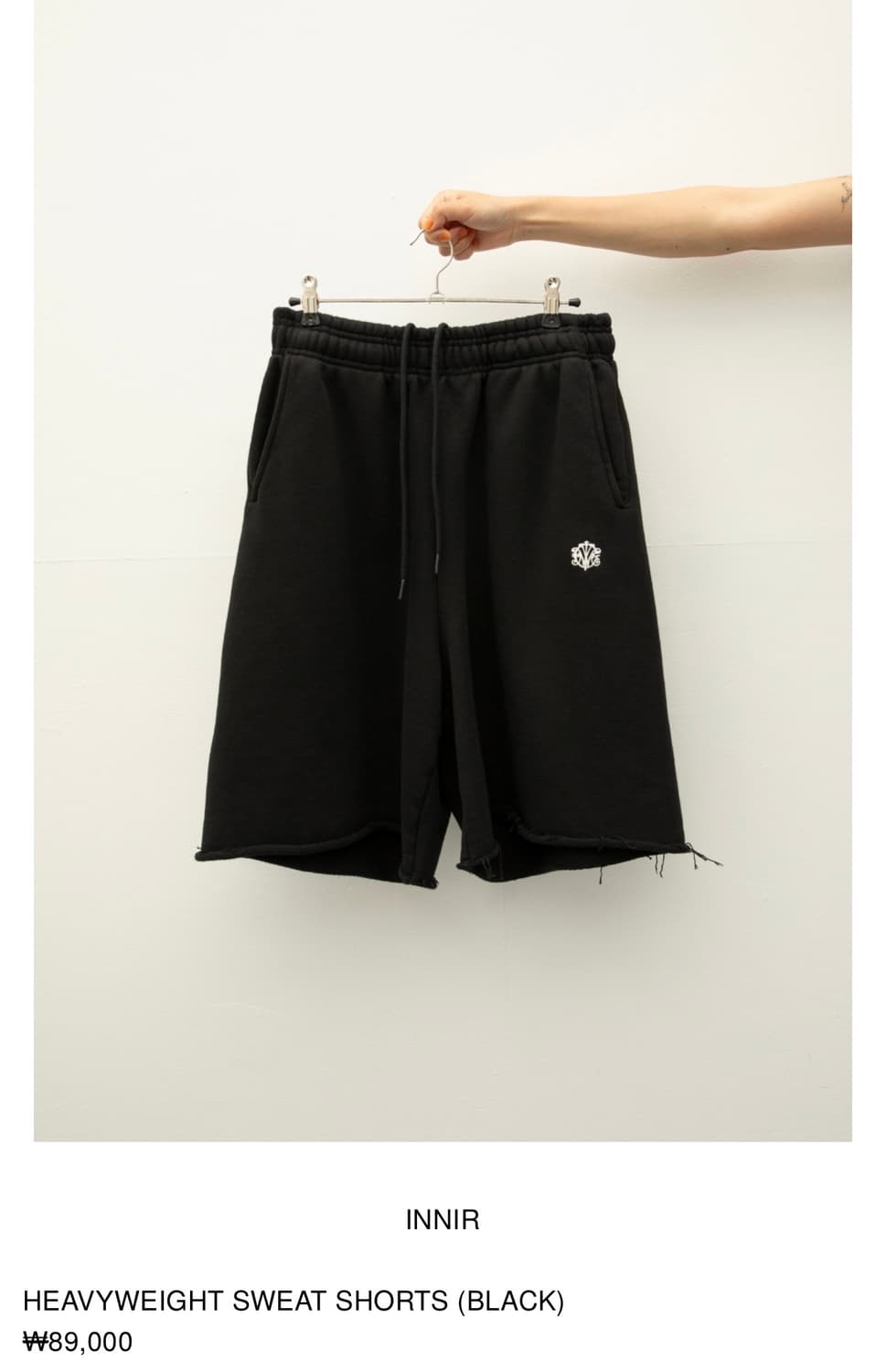INNIR 이니어 헤비웨이트 스웻 쇼츠 상품이미지6