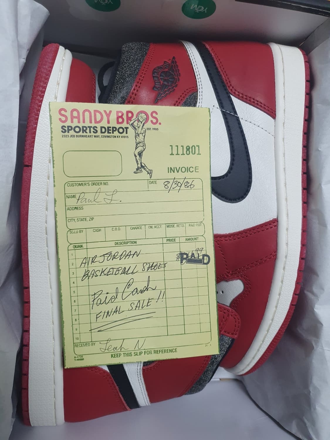 조던1 시카고 285 새제품 판매 합니다 40만원 입니다 상품이미지2