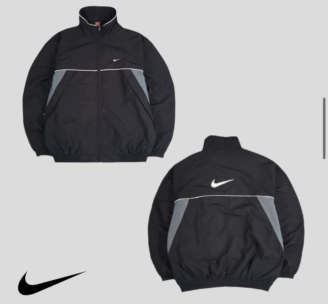 90s 팀 나이키 올드스쿨 백로고 바람막이 빅스우시 트랙자켓 L 상품이미지9