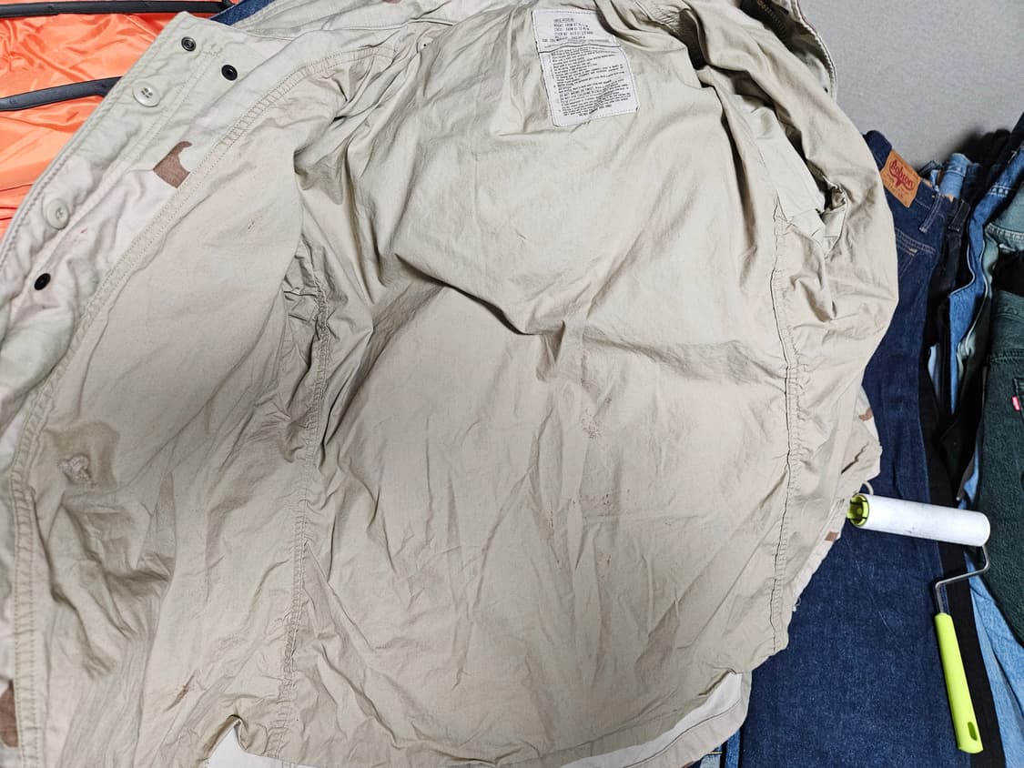 90s usa army m65 필드자켓 L/R 오리지널 og 상품이미지4