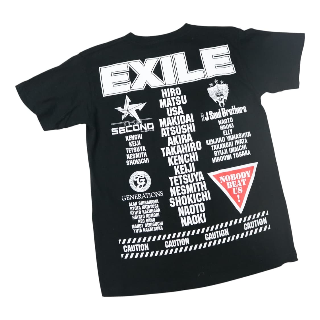 EXILE TRIBE 에그자일 트라이브 투어 굿즈 반팔티셔츠 (S) 상품이미지1