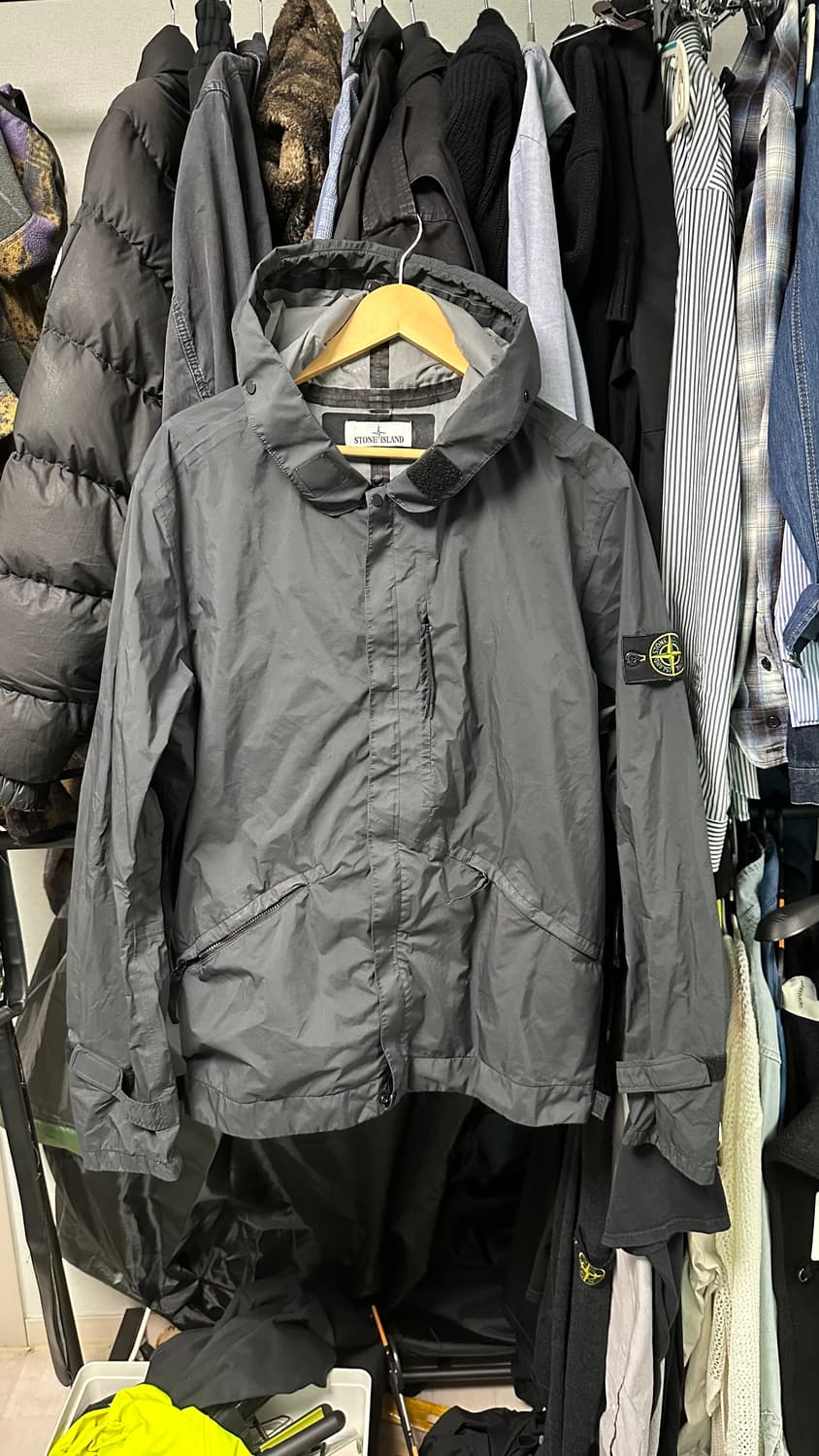 스톤아일랜드 가먼트 포퍼먼스 바람막이 자켓 L 정품 급처 상품이미지1