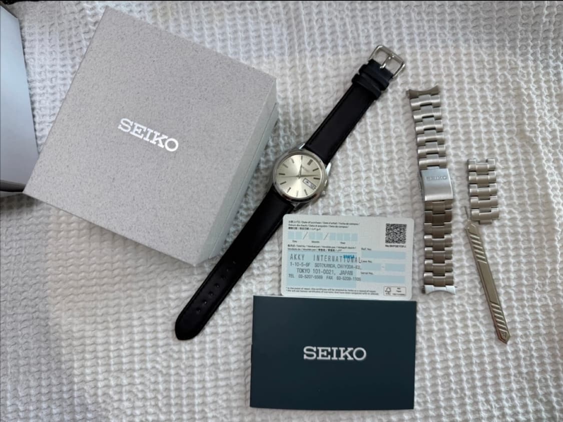 세이코 SBTH007 풀박스 + 신품 소가죽 스트랩 상품이미지1