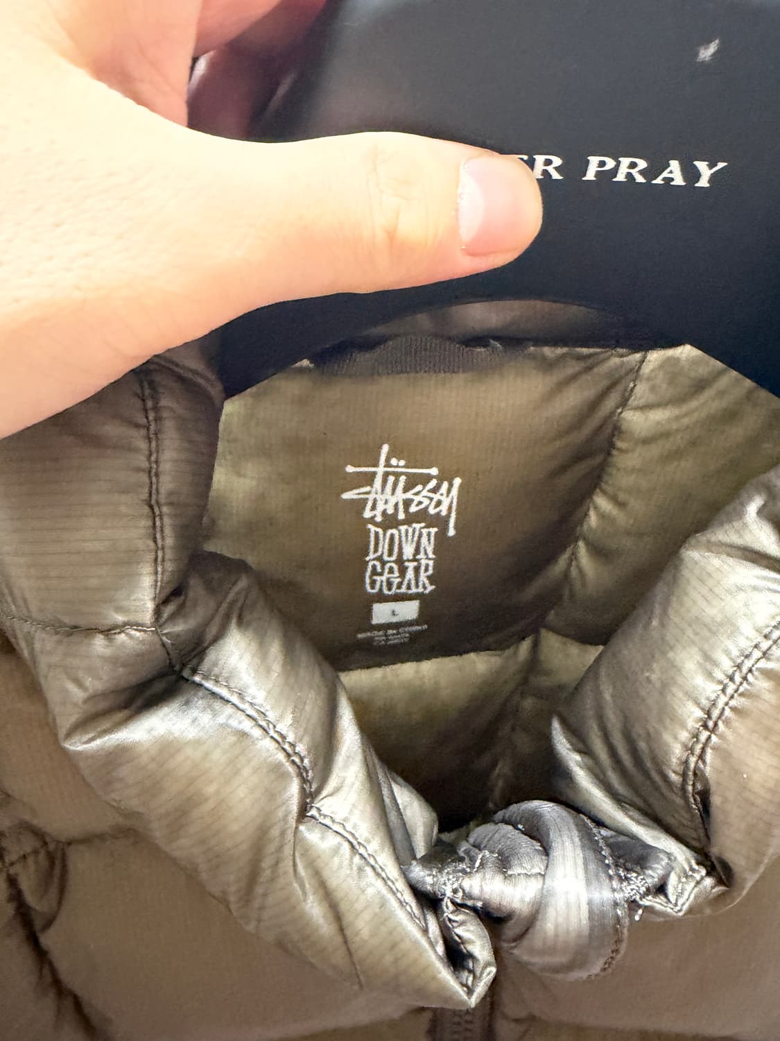 스투시 미드웨이트 푸퍼 토프 L 상품이미지4