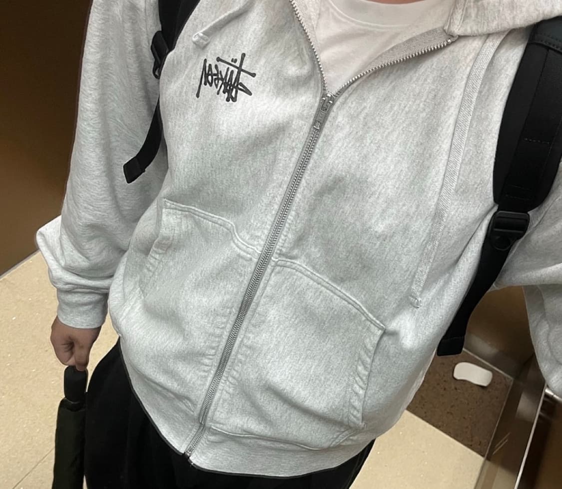 [새상품/정품]스투시 베이직 기모 후드집업 남녀공용 3color 상품이미지9