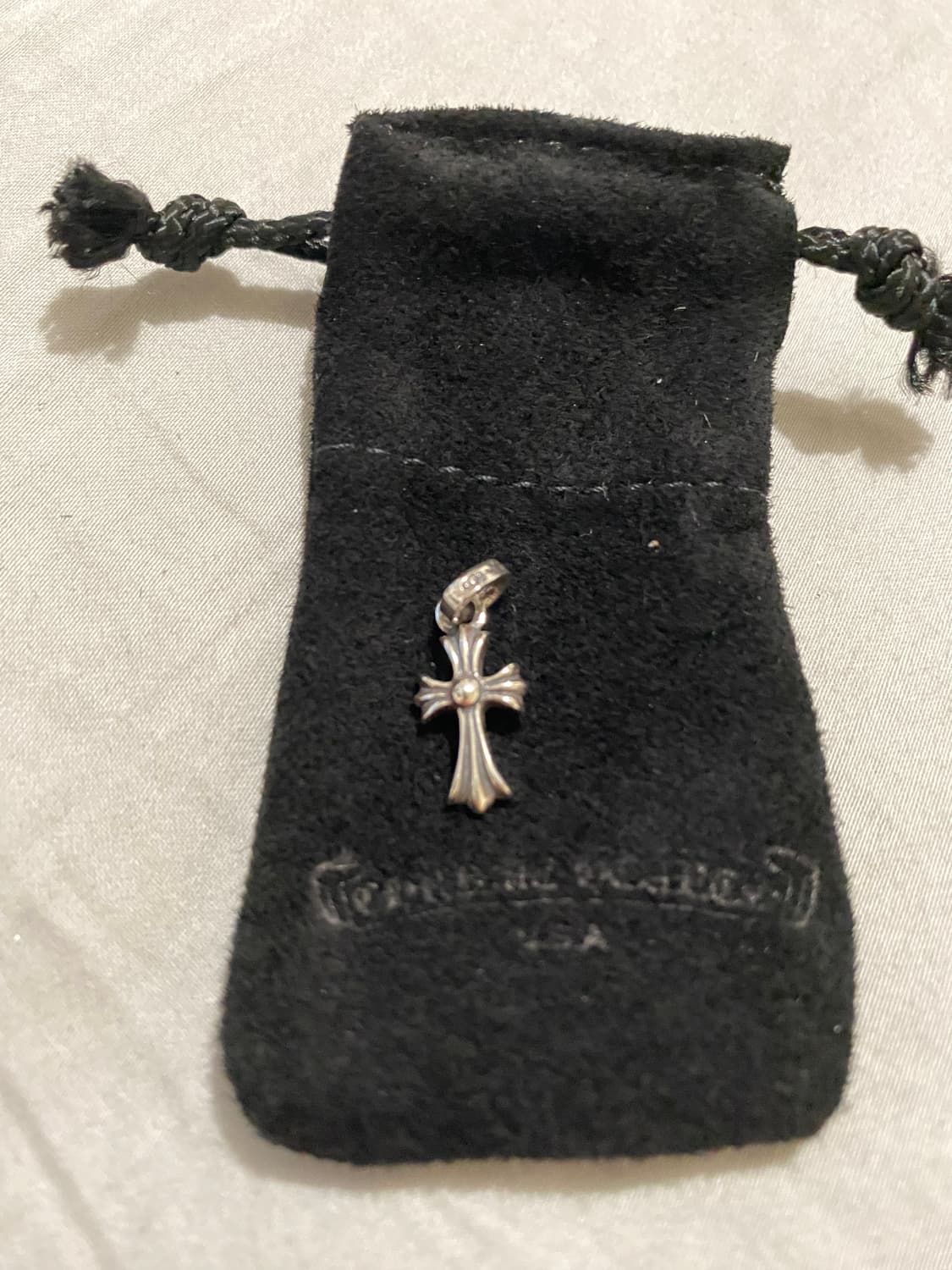 [OS] 크롬하츠 베이비펫 풀파베 다이아몬드 실버 펜던트 참 상품이미지2