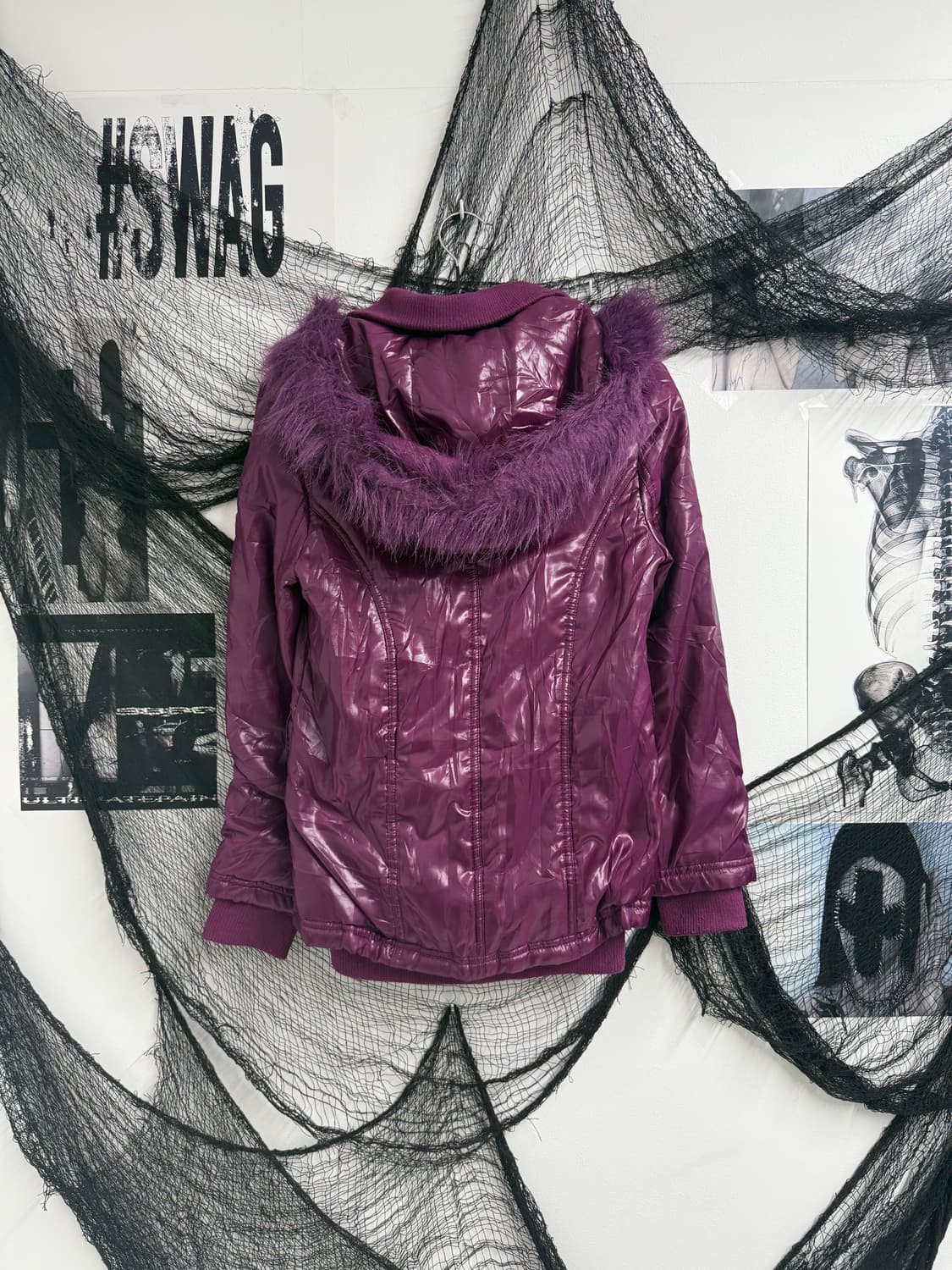 00s purple layered jacket 상품이미지5