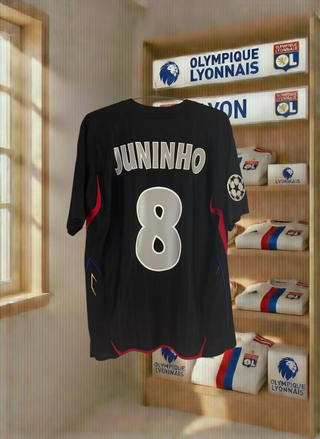 07-08 올림피크 리옹 레전드 주닝요 유니폼 정품 상품이미지3