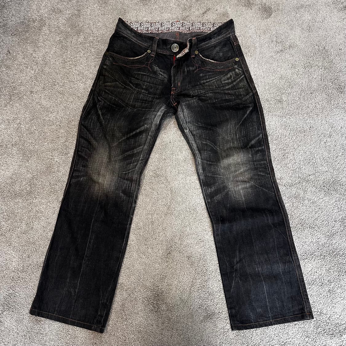 에드윈503 블루트립 흑청 웨스턴 팬츠32 상품이미지2