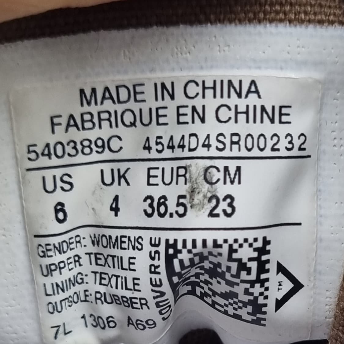 컨버스 레오파드 여성스니커즈230 상품이미지6