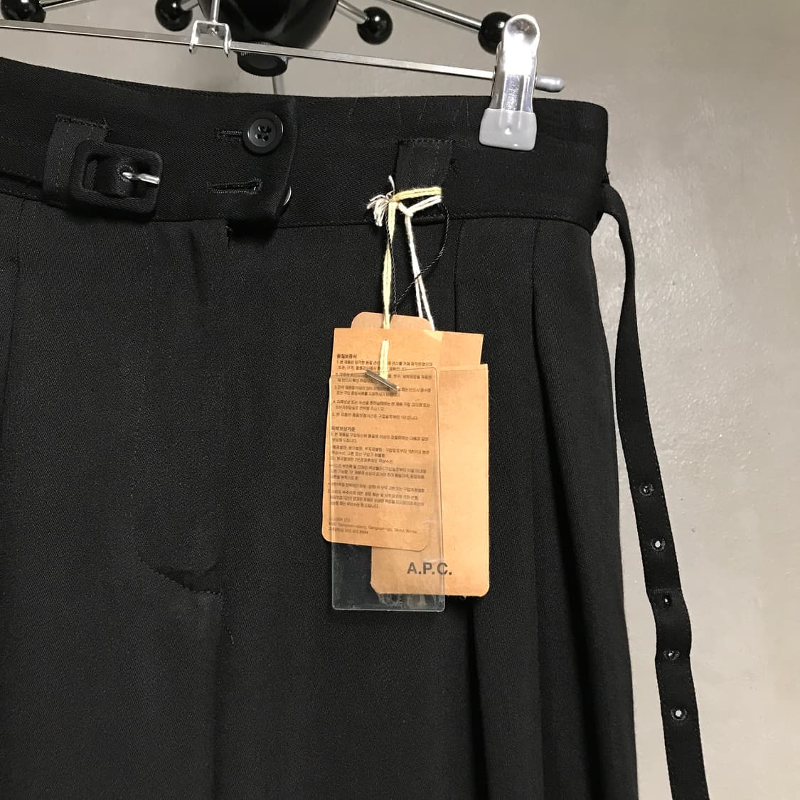 APC 아페쎄 벨트 슬랙스 새상품 36(W) 상품이미지4