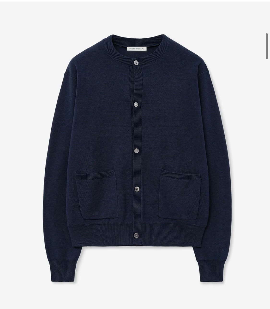 인템포무드 라운드 가디건 상품이미지4