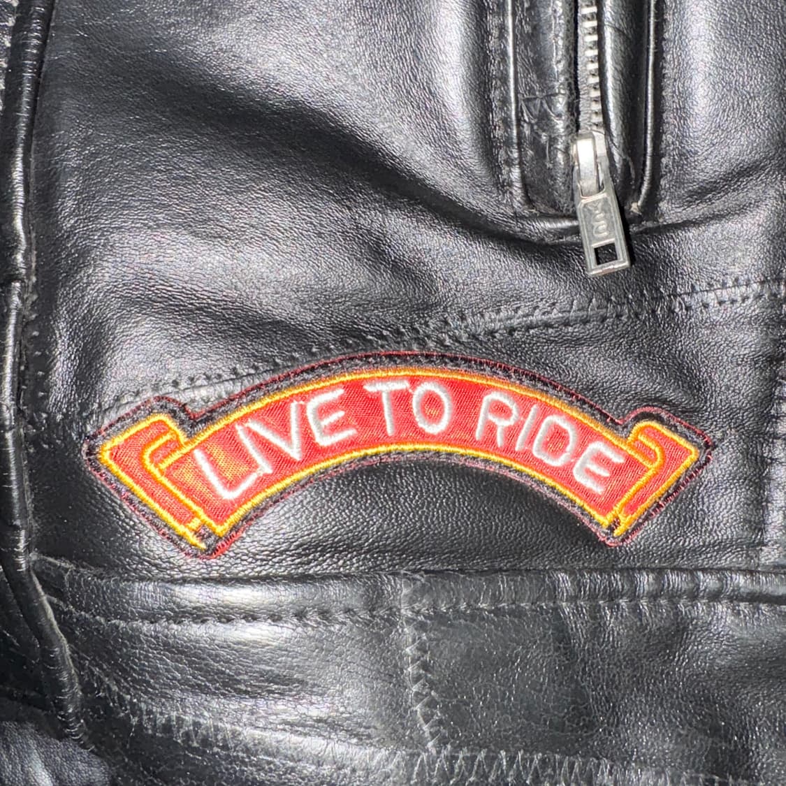 [S] 90's Diamond Plate Leather Jacket 상품이미지8