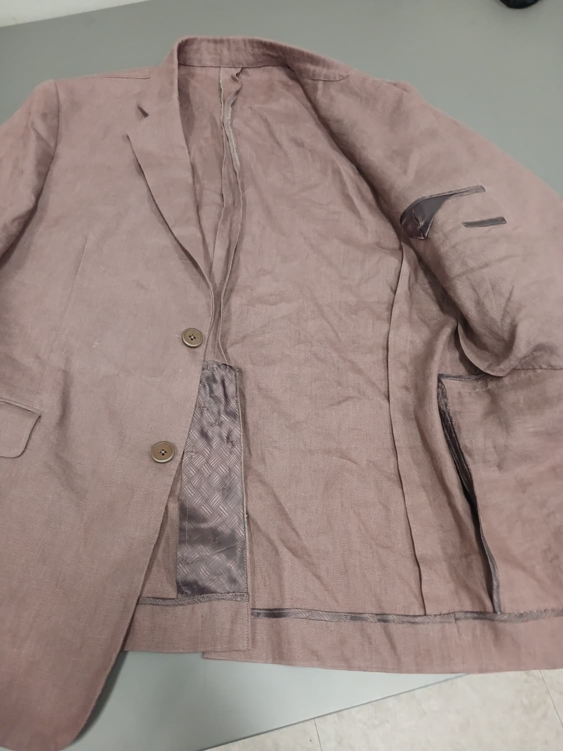 남녀 공용,로로피아나 린넨 블레이저 자켓 상품이미지7