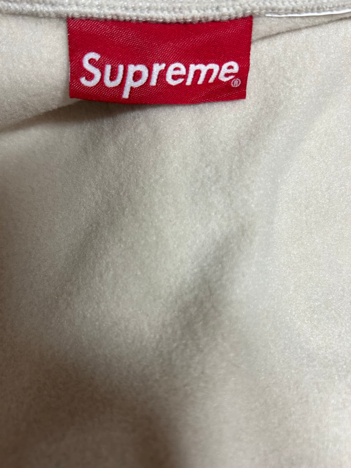 슈프림22Fw 폴라텍 후리스 집 스톤 라지사이즈 상품이미지5