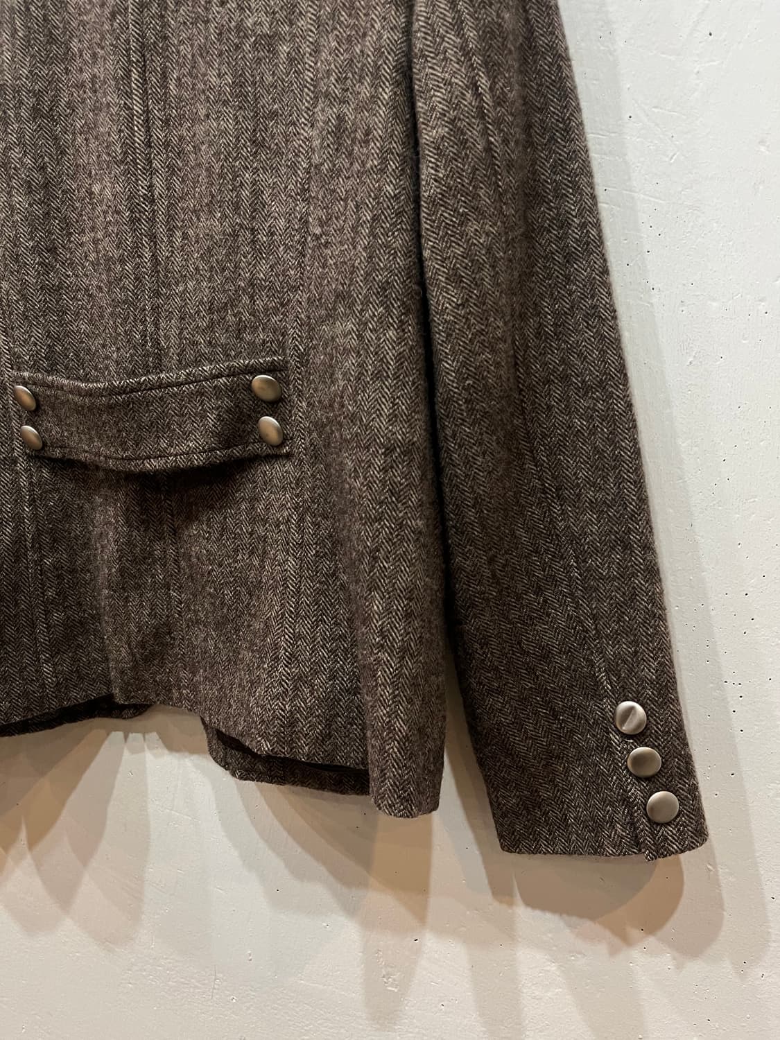 SIMPLE LIFE 헤링본 울 자켓 우먼즈 상품이미지5